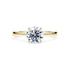 1ct Round Brilliant Solitaire Lab Diamond Engagement Ring