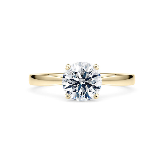 0.50ct Round Brilliant Diamond Solitaire Engagement Ring