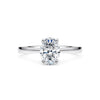 1ct Oval Solitaire Lab Diamond Engagement Ring