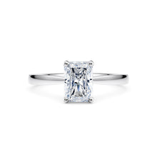  0.50ct Radiant Cut Diamond Solitaire Engagement Ring