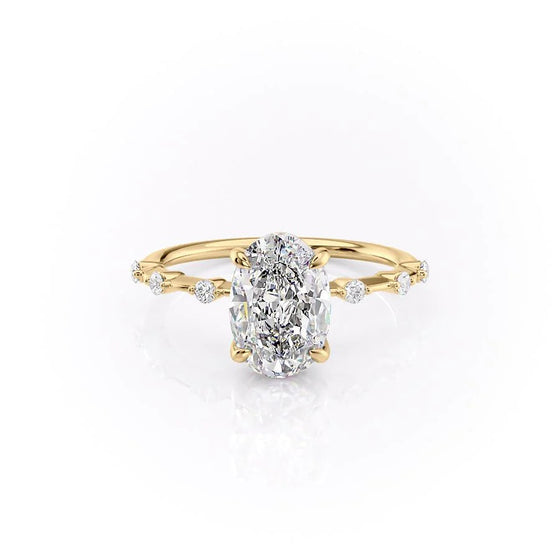 Oval "Lily" Lab Diamond Ring