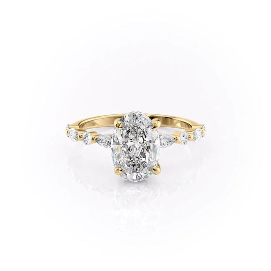 Oval "Cala" Lab Diamond Ring