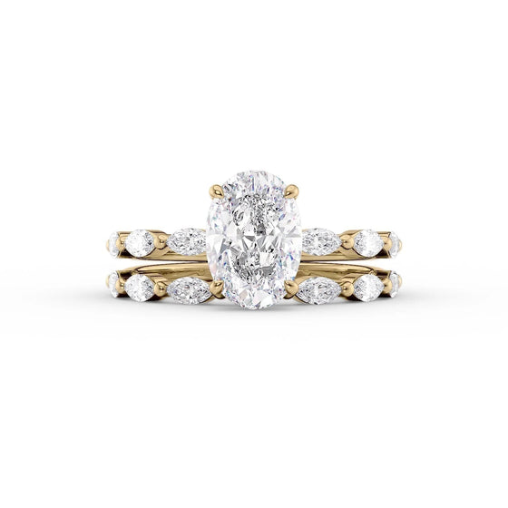 Oval "Azalea" Lab Diamond Ring