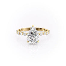  Pear "Peony" Lab Diamond Ring