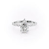 Pear "Peony" Lab Diamond Ring