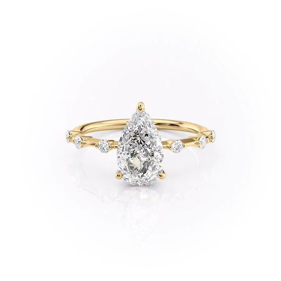 Pear "Lily" Lab Diamond Ring