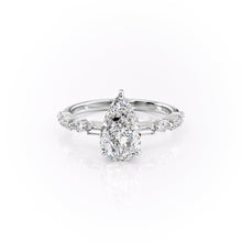  Pear "Alysia" Lab Diamond Ring