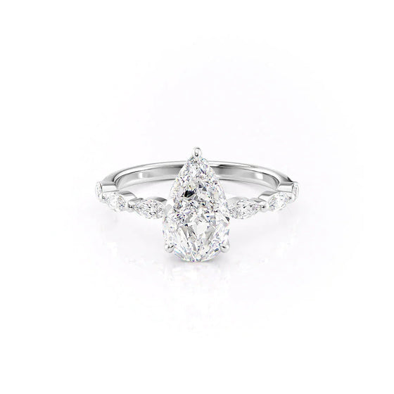 Pear"Azalea" Lab Diamond Ring