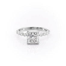  Princess "Peony" Lab Diamond Ring