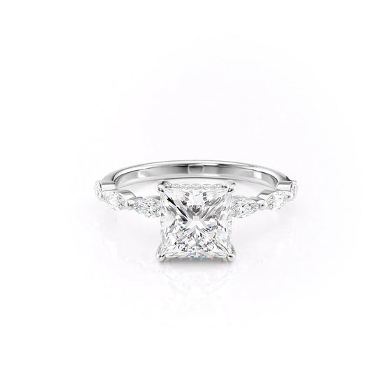 Princess "Azalea" Lab Diamond Ring