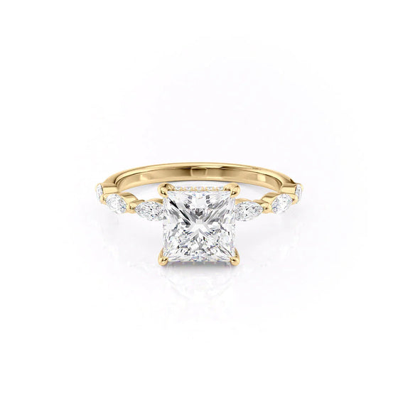 Princess "Azalea" Lab Diamond Ring