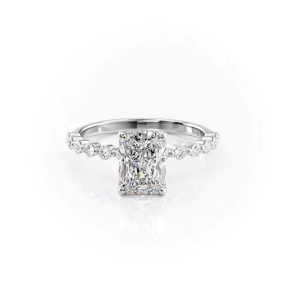 Radiant "Peony" Lab Diamond Ring