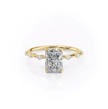  Radiant "Lily" Lab Diamond Ring