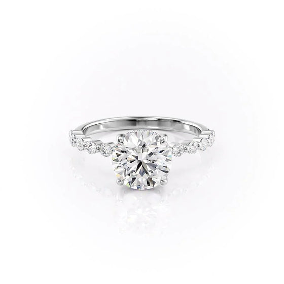 Round "Peony" Lab Diamond Ring