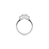 Round Diamond Trilogy Engagement Ring