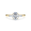 1.50ct Oval Lab Diamond Trilogy Engagement Ring