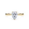 0.50ct Pear Cut Diamond Solitaire Engagement Ring