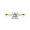 0.50ct Princess Cut Diamond Solitaire Engagement Ring