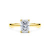 1ct Radiant Cut Solitaire Lab Diamond Engagement Ring