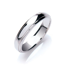  Traditional Court Grooved Men's Wedding Band