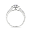 18ct Gold Pear Diamond Cluster Engagement Ring