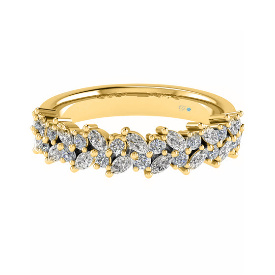 Marquise and Round DIamond Ring
