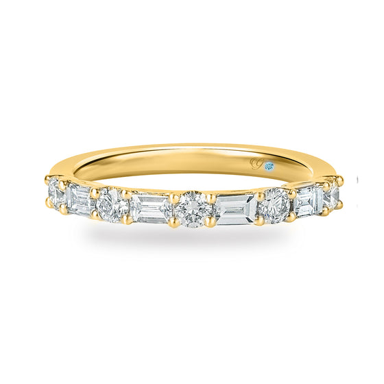 Baguette and Round Brilliant Eternity Ring